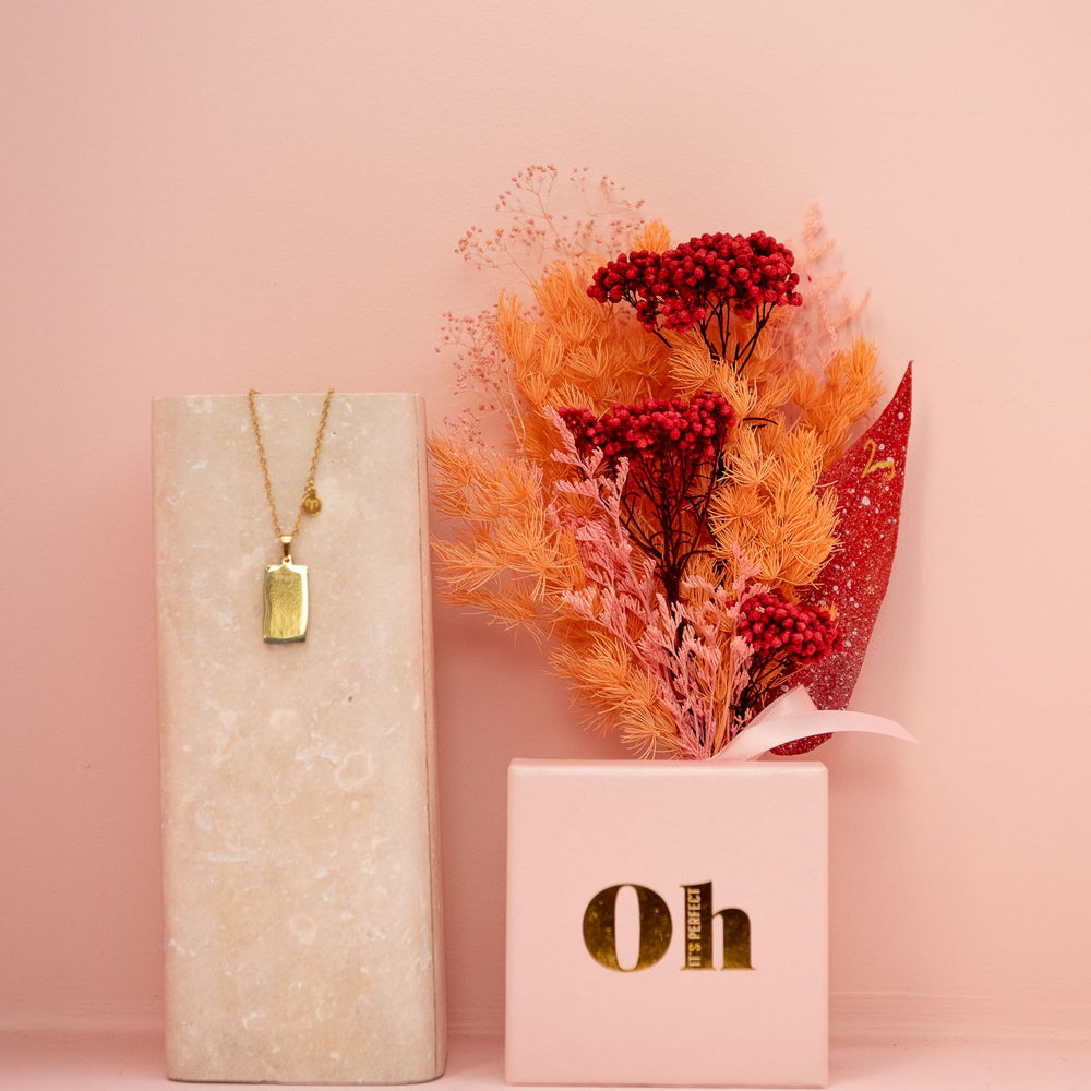 Zodiac Necklace and Posy Gift Box - Aries