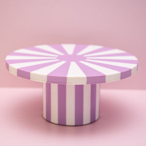 
                  
                    Load image into Gallery viewer, Lilac Starburst Resin Cake Stand Pre-Order
                  
                