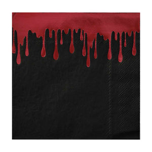 
                  
                    Load image into Gallery viewer, Blood Drip Paper Halloween Napkins
                  
                