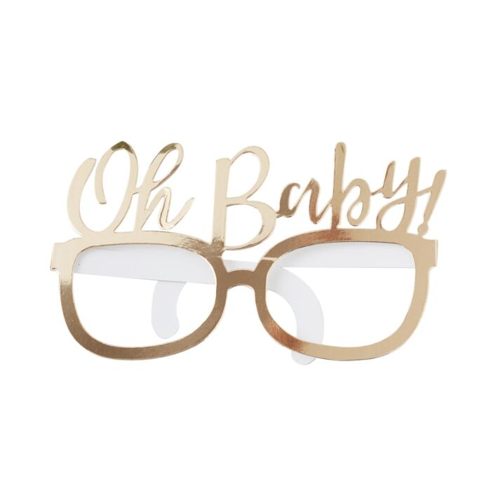Udover hellige Mælkehvid Oh Baby! Fun Glasses Baby Shower Props| Baby Shower Supplies – ohitsperfect