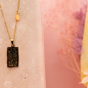 
                  
                    Load image into Gallery viewer, Zodiac Necklace and Print Gift - Gemini
                  
                