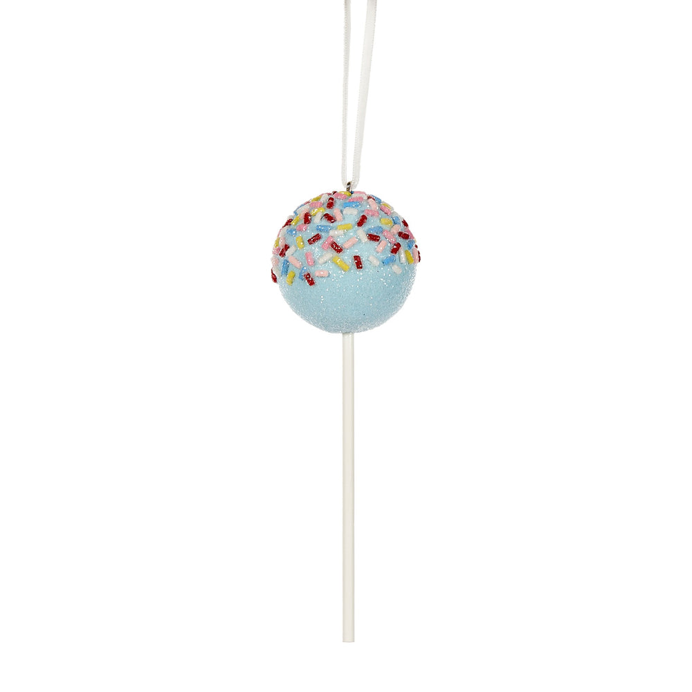 Pastel Blue Cakepop Hanging Ornament