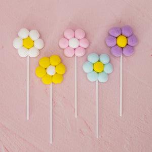 
                  
                    Load image into Gallery viewer, Pom Pom Daisy Cake Topper
                  
                