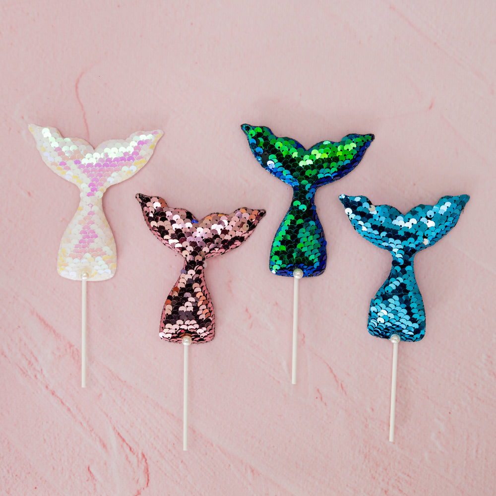 Sequin Mermaid Tail Toppers