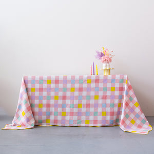 
                  
                    Load image into Gallery viewer, Pastel Check Tablecloth
                  
                