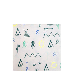 
                  
                    Load image into Gallery viewer, Let&amp;#39;s Explore Woodland Adventure Large Napkins
                  
                