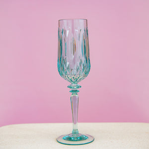 
                  
                    Load image into Gallery viewer, Sea Foam Champagne Flute
                  
                