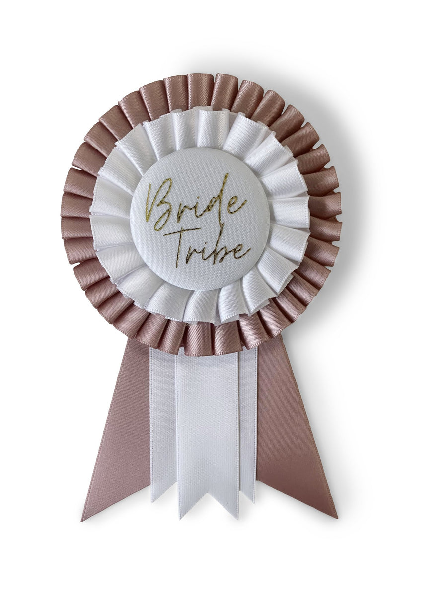Bride Tribe Rosette Rose Gold