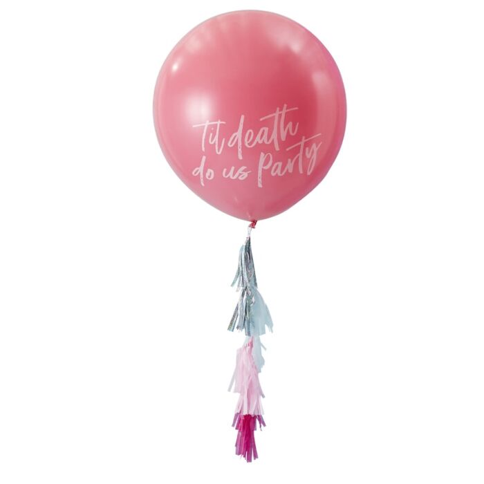 
                  
                    Load image into Gallery viewer, Giant Pink Til Death Do Us Party Balloon Kit
                  
                