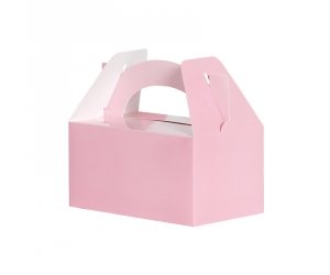 Lunch Favour Box Pastel Pink 5pk