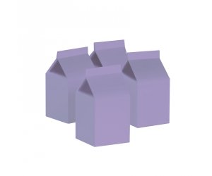 Milk Boxes Lilac 10pk