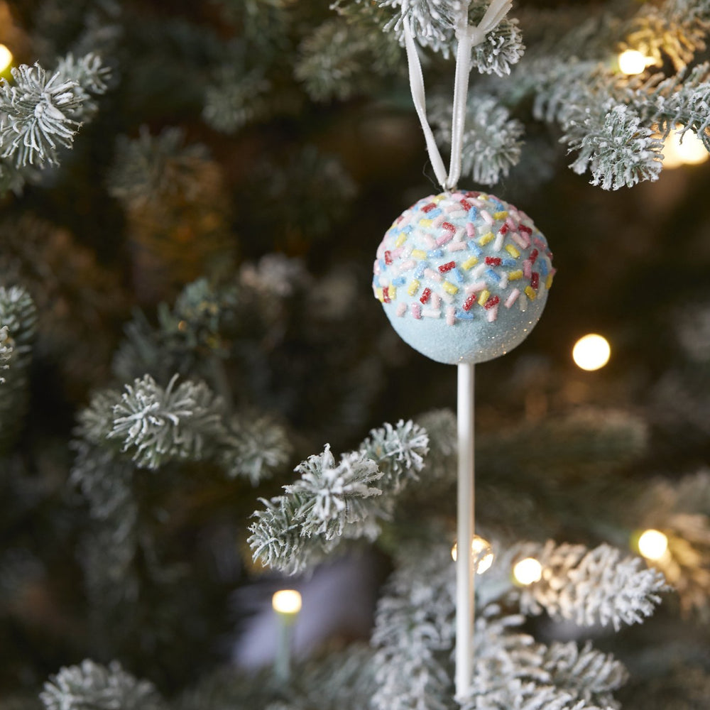 
                  
                    Load image into Gallery viewer, Pastel Blue Cakepop Hanging Ornament
                  
                