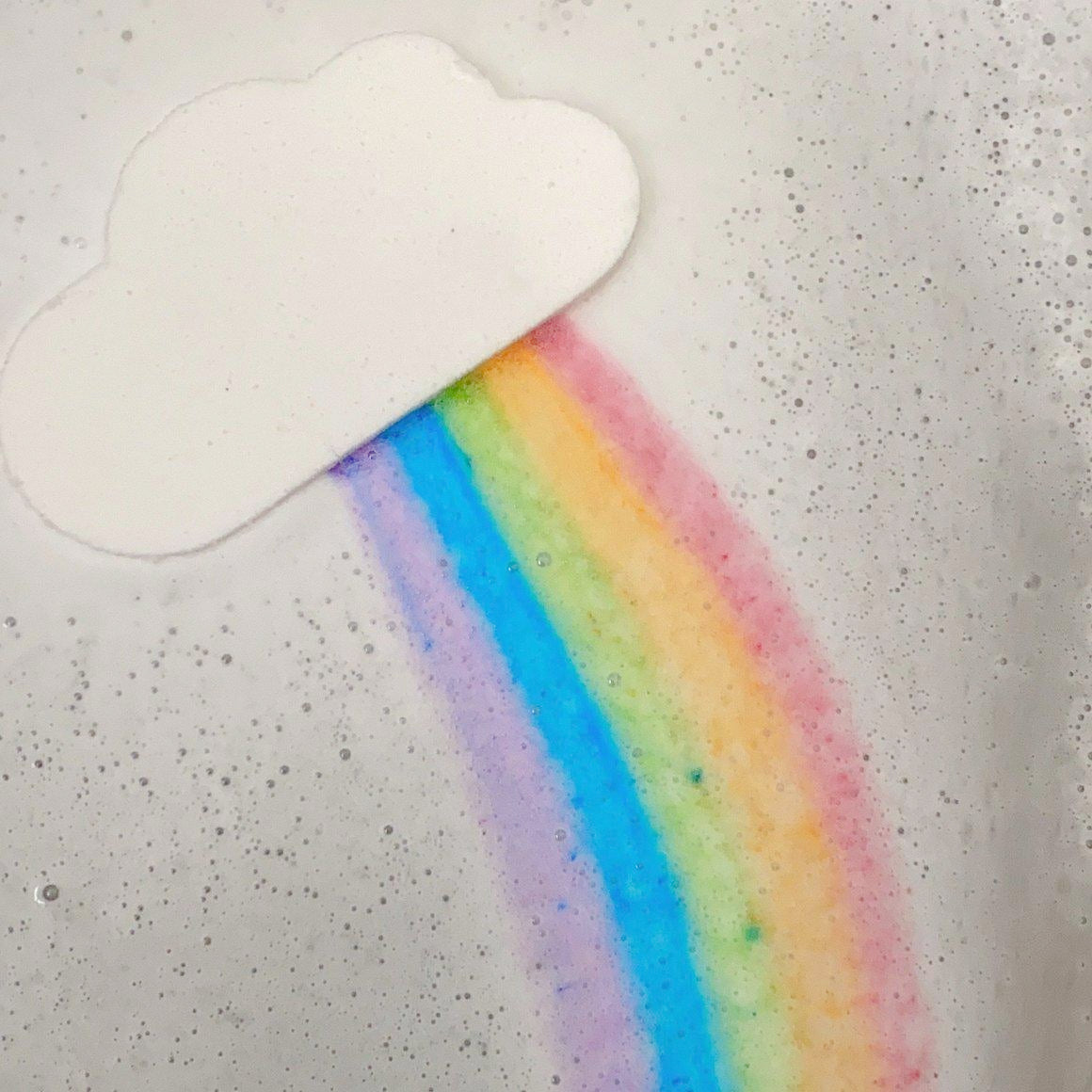 Rainbow cloud shop bath bomb