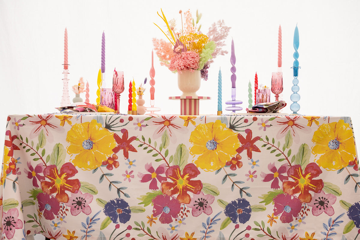 Bloom Baby Bloom Tablecloth Designer Table Linen Australia Spring