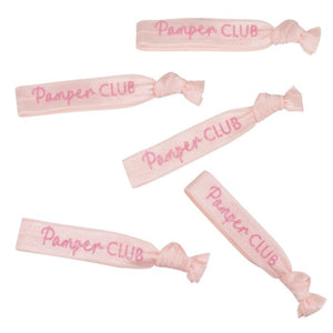 
                  
                    Load image into Gallery viewer, Pink Glitter Pamper Club Party Bands
                  
                