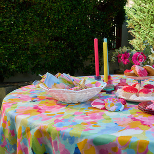 
                  
                    Load image into Gallery viewer, Good Vibes Round Tablecloth
                  
                