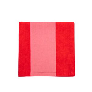 
                  
                    Load image into Gallery viewer, Pink Red Striped Napkin Set (6)
                  
                
