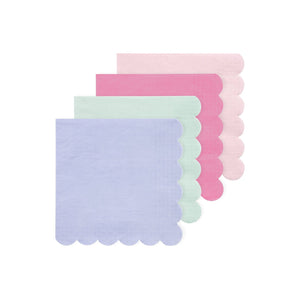 
                  
                    Load image into Gallery viewer, Multicolour Simply Eco Small Pastel Napkins (20 Pack)
                  
                