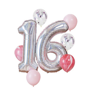 
                  
                    Load image into Gallery viewer, 16th Birthday Balloons
                  
                
