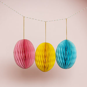 
                  
                    Load image into Gallery viewer, Honeycomb Paper Egg Set 3pk
                  
                