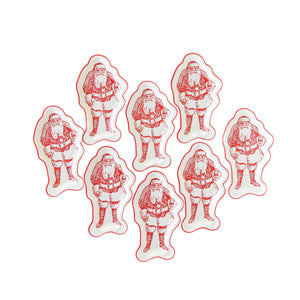 
                  
                    Load image into Gallery viewer, Believe Shaped Santa Plate 8pk
                  
                