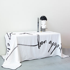 
                  
                    Load image into Gallery viewer, Bon Appétit Tablecloth
                  
                