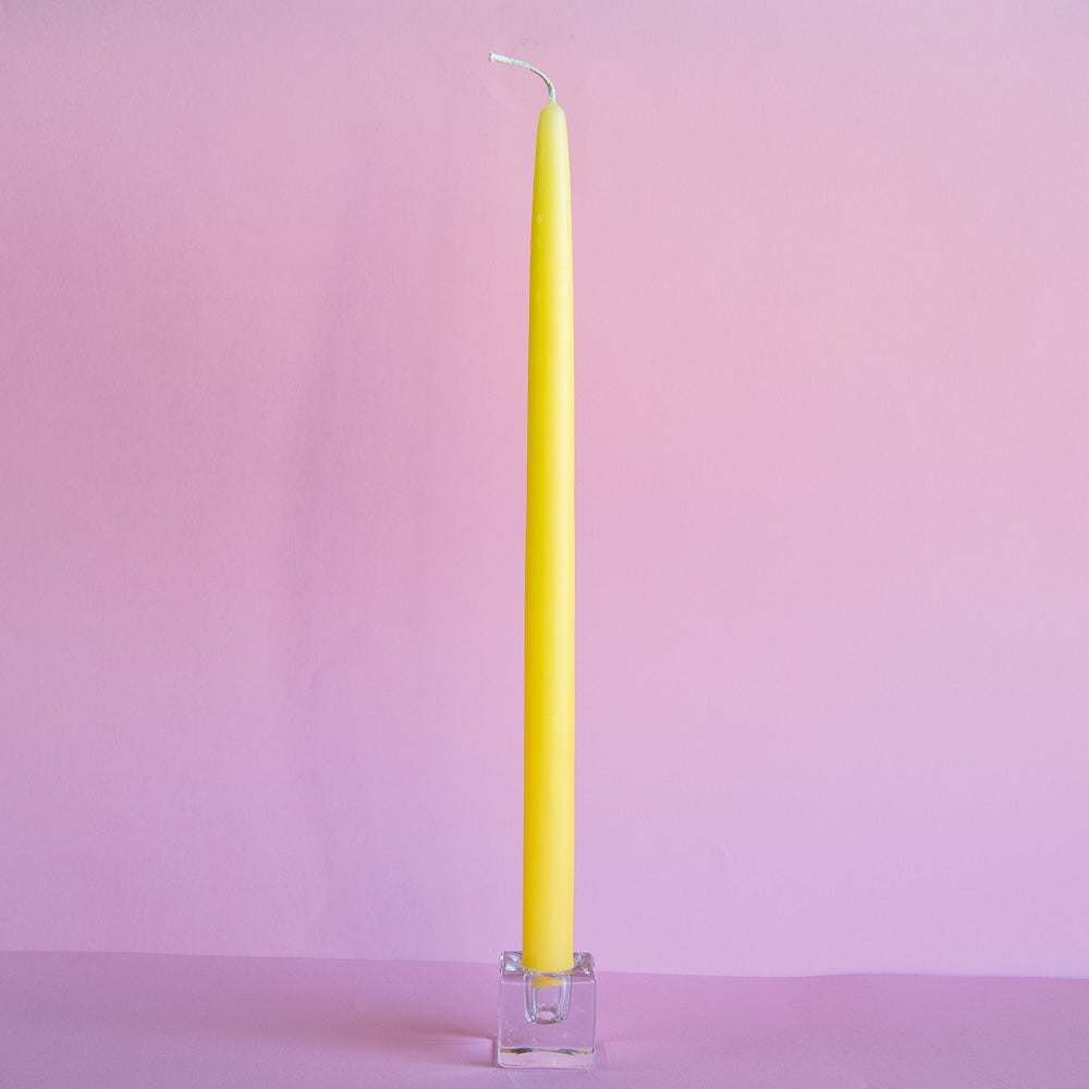 Tapered Candle - Lemon 38cm