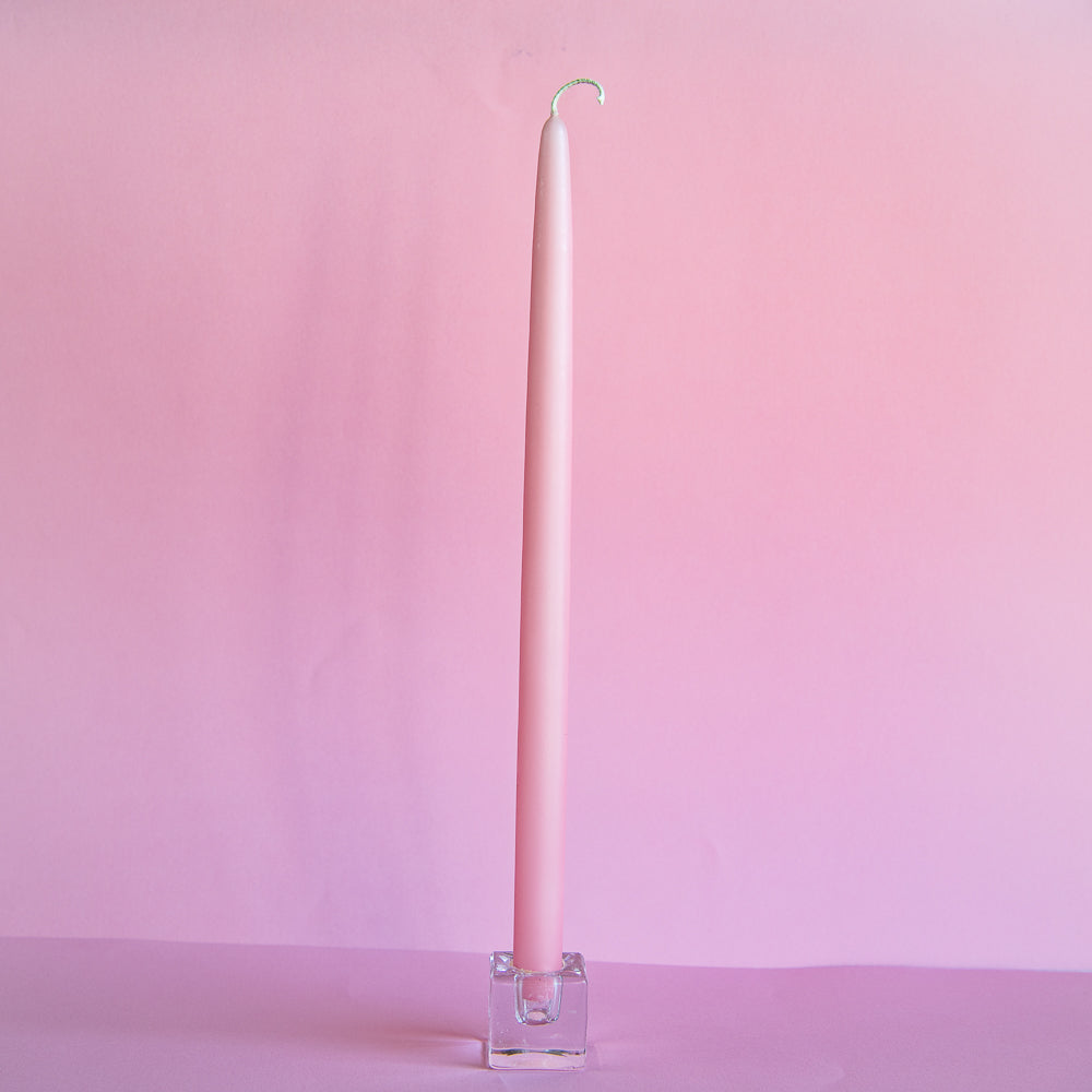 Tapered Candle - Pink Salt 38cm