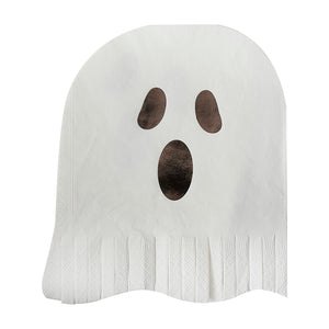 
                  
                    Load image into Gallery viewer, Ghost Fringe Paper Halloween Napkins
                  
                