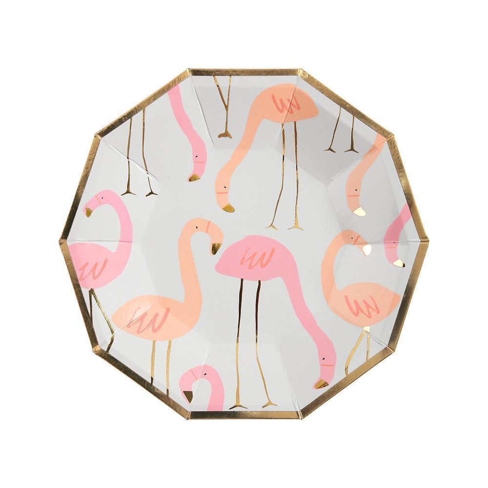 Flamingo Party Plates Small