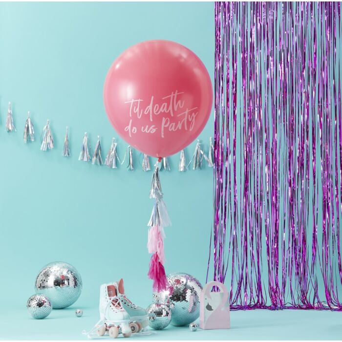 
                  
                    Load image into Gallery viewer, Giant Pink Til Death Do Us Party Balloon Kit
                  
                