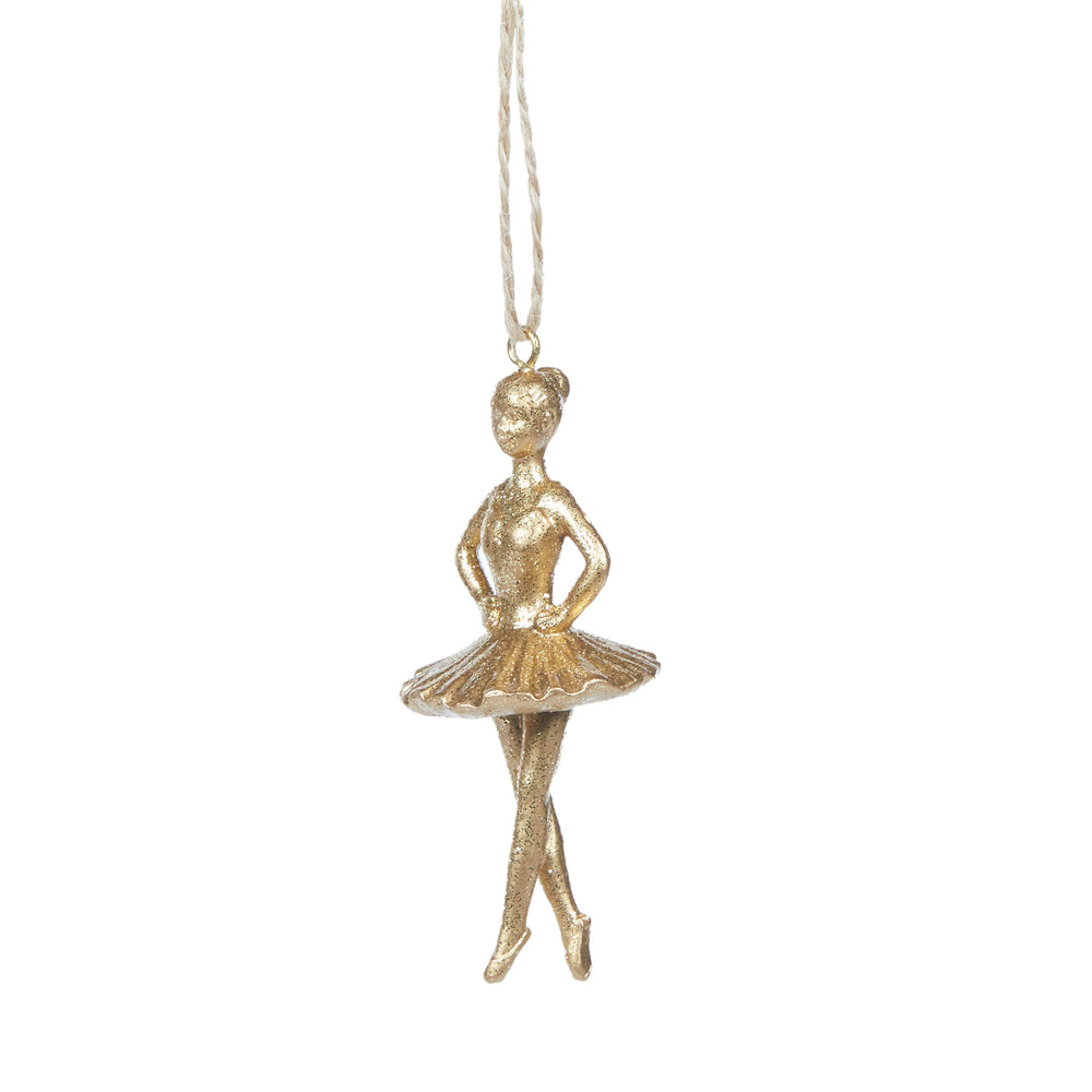 
                  
                    Load image into Gallery viewer, Gold Ballerina Hanging Set Of Two
                  
                