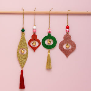 
                  
                    Load image into Gallery viewer, Glitter Ornament Set
                  
                