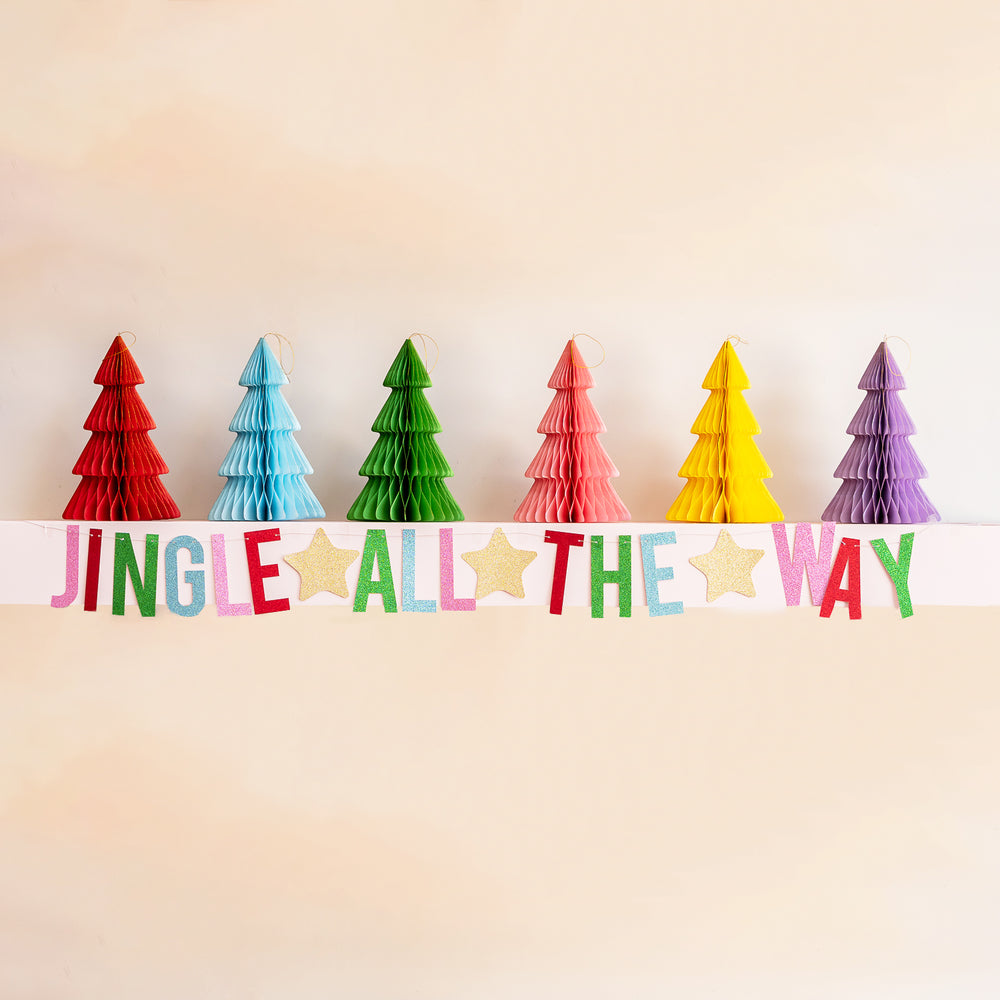 
                  
                    Load image into Gallery viewer, Glitter Christmas Banner
                  
                