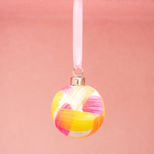 
                  
                    Load image into Gallery viewer, Hand Painted Ceramic Bauble - Neon
                  
                