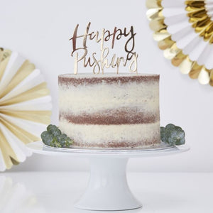 
                  
                    Load image into Gallery viewer, Happy Pushing Baby Shower Cake Topper
                  
                