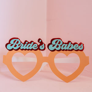 
                  
                    Load image into Gallery viewer, Bride&amp;#39;s Babes Fun Heart Shaped Glasses 8pk
                  
                