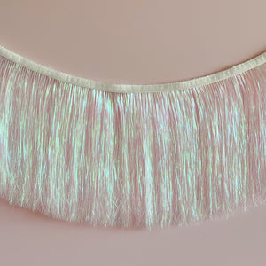 
                  
                    Load image into Gallery viewer, Iridescent White tinsel garland
                  
                