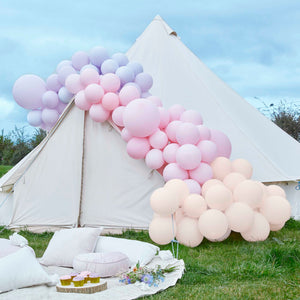 
                  
                    Load image into Gallery viewer, Luxe Pastel Pink and Purple Balloon Arch Kit
                  
                