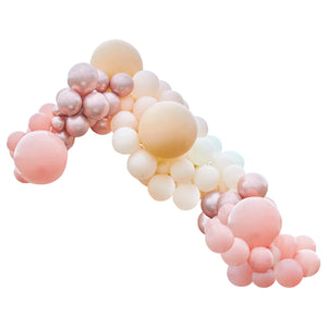 
                  
                    Load image into Gallery viewer, Luxe Peach, Nude And Rose Gold Balloon Arch Kit
                  
                