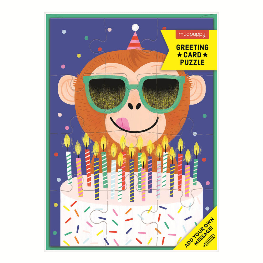 Greeting Card Puzzle – Monkey