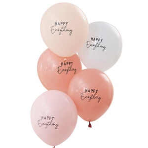
                  
                    Load image into Gallery viewer, Muted Pastel Happy Everything Party Balloons
                  
                