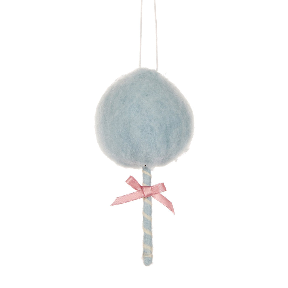 Wool Blue Fairy Floss Hanging Ornament