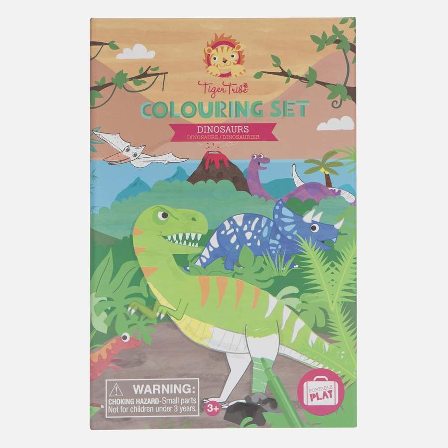 
                  
                    Load image into Gallery viewer, Colouring Set - Dinosaurs
                  
                