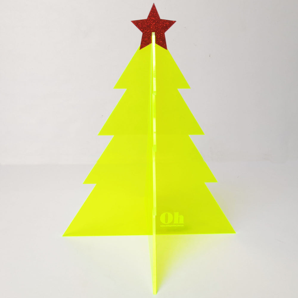 
                  
                    Load image into Gallery viewer, Acrylic 3D Christmas Tree with Star - 10 inch
                  
                