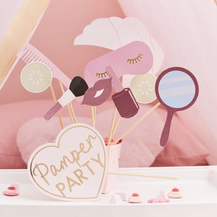 
                  
                    Load image into Gallery viewer, Pamper Party Photo Booth Props
                  
                