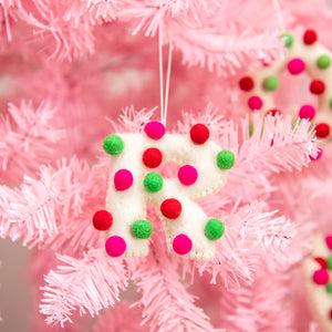 
                  
                    Load image into Gallery viewer, Pompom Lettered Hanging Ornaments
                  
                