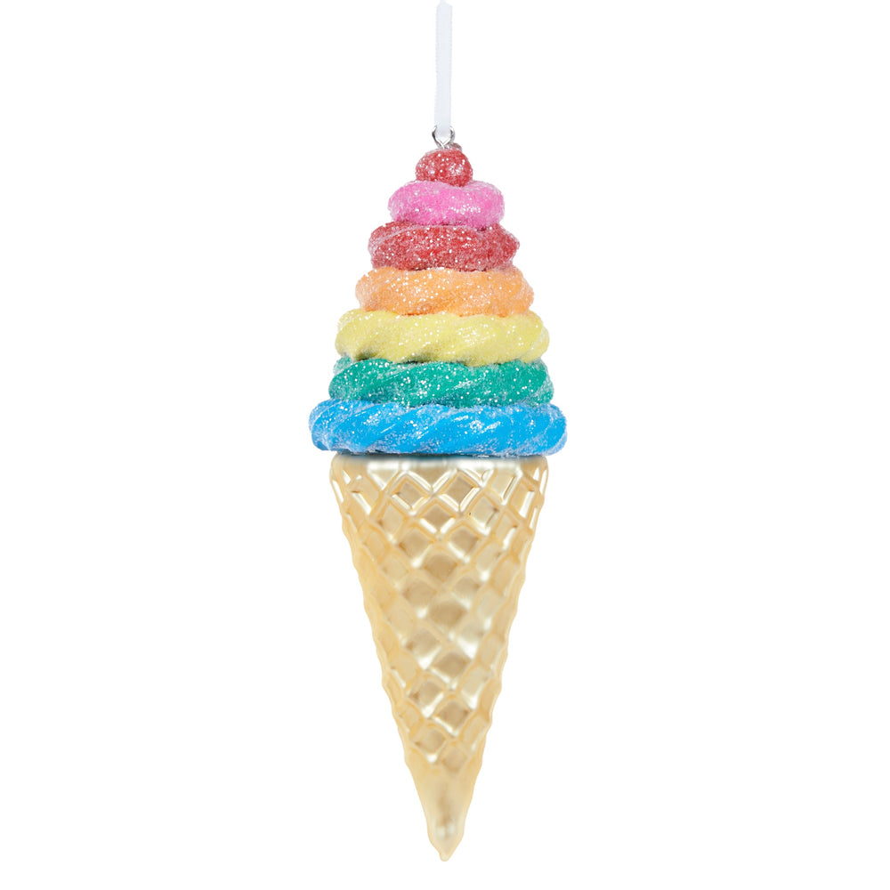 Rainbow Ice Cream Hanging Ornament