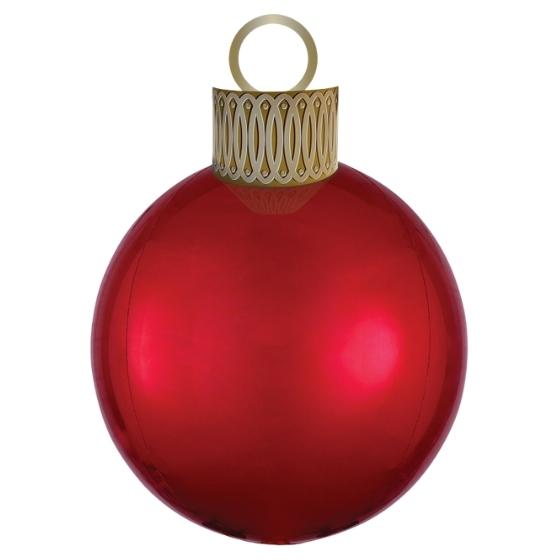 Red Ornament Christmas Balloon Kit