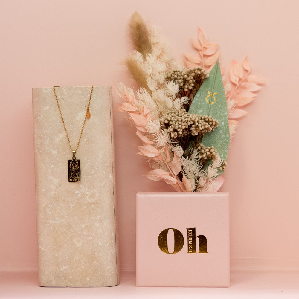 
                  
                    Load image into Gallery viewer, Zodiac Necklace and Posy Gift Box - Taurus
                  
                